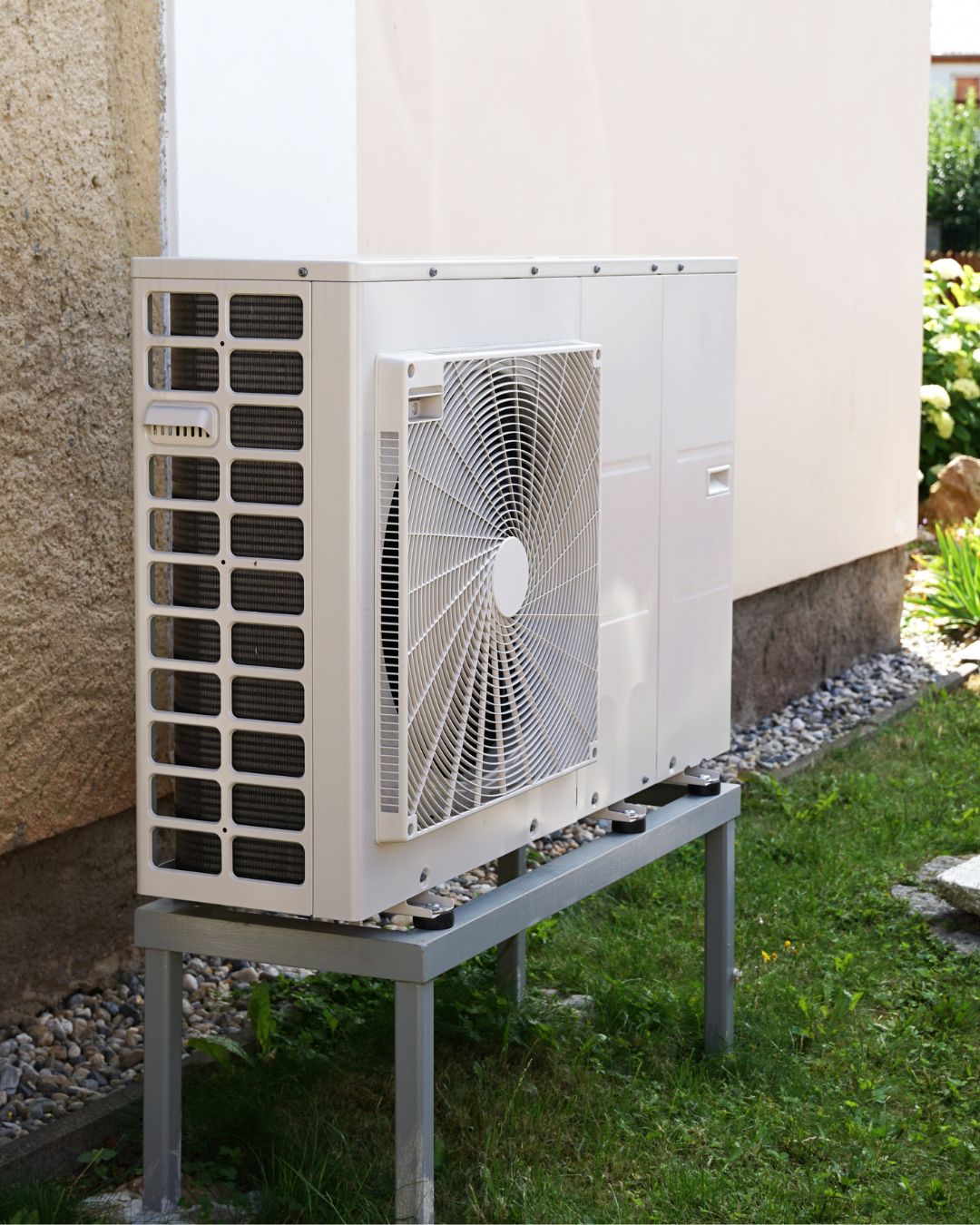 Air Source Heat Pump outside